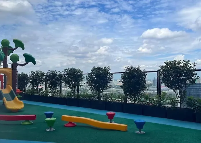 Rama9 Duplex Near Train Market Rca Free Pool Gym Апартаменты Бангкок