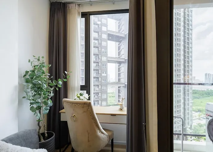 Апартаменты Rama9 Duplex Near Train Market Rca Free Pool Gym