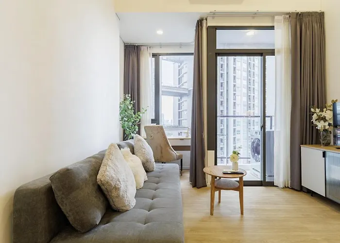 Апартаменты Rama9 Duplex Near Train Market Rca Free Pool Gym *
